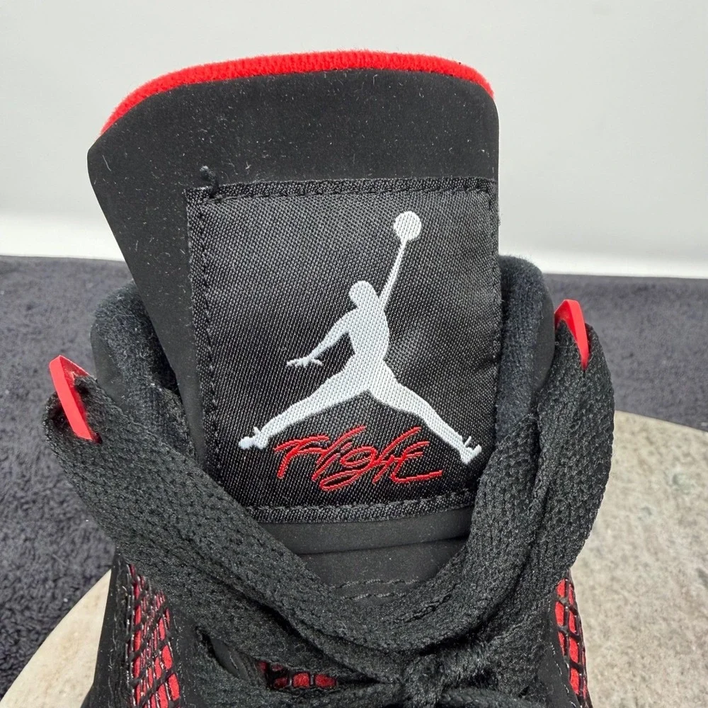Jordan Air Jordan 4‎ Retro Red Thunder Black Crimson Mens Size 9.5 CT8527-016
